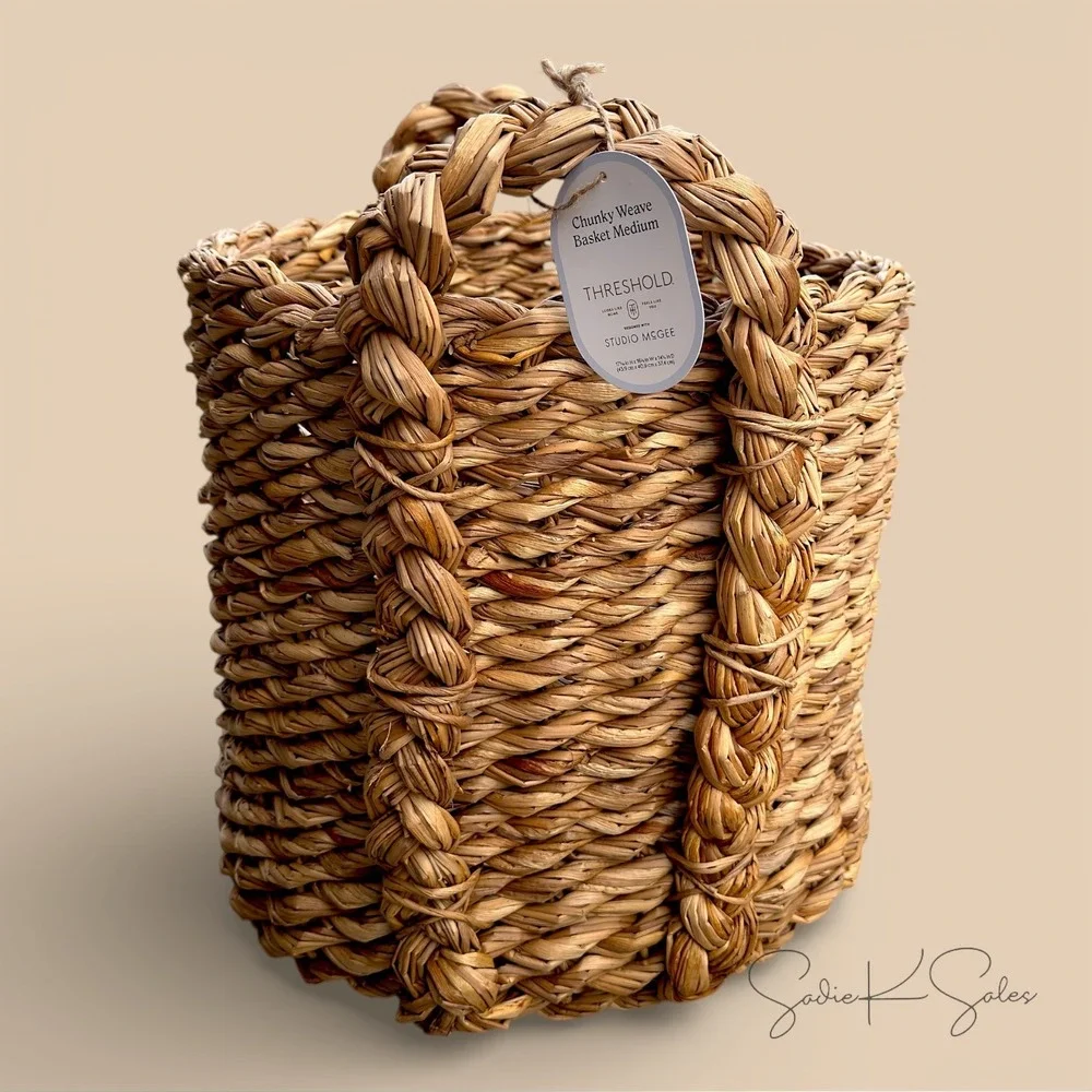 Medium Chunky Weave Basket – Threshold Studio McGee,‎ Target Spring 2026